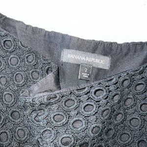 Banana Republic Black Lace Shorts